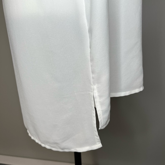 Pleione Hi-Lo Long Sleeve Collared Tunic Blouse - Picture 7 of 11